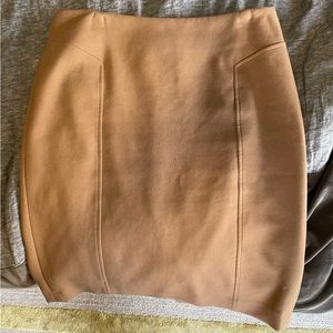 Camel color skirt